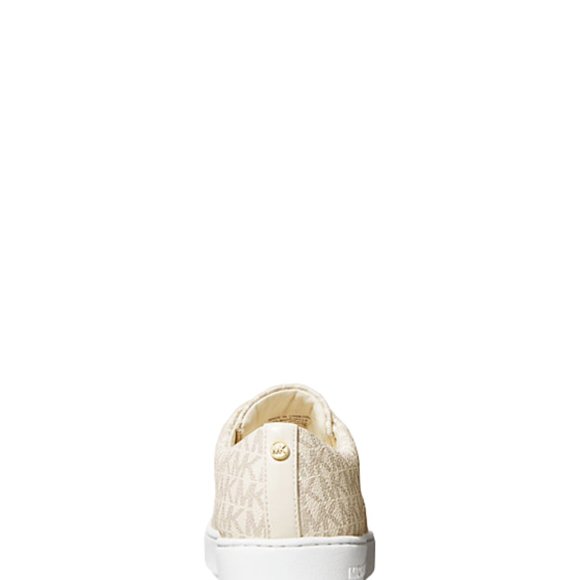 MICHAEL KORS WOMEN TENNIS SHOE KEATON LACE UP VANILLA NEW - Picture 2 of 4